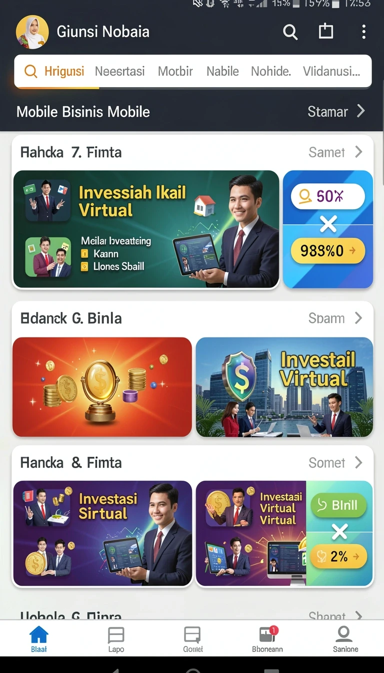 jkt8 - Tampilan antarmuka yang menarik dan user-friendly.