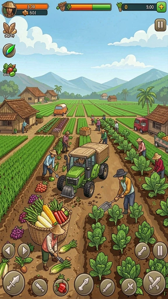 mposurga - Screenshot menampilkan pemandangan indah dalam game.