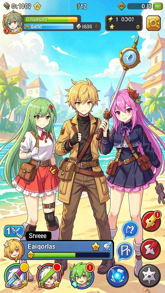 okjkt - Gambaran karakter unik dan menarik di dalam game.